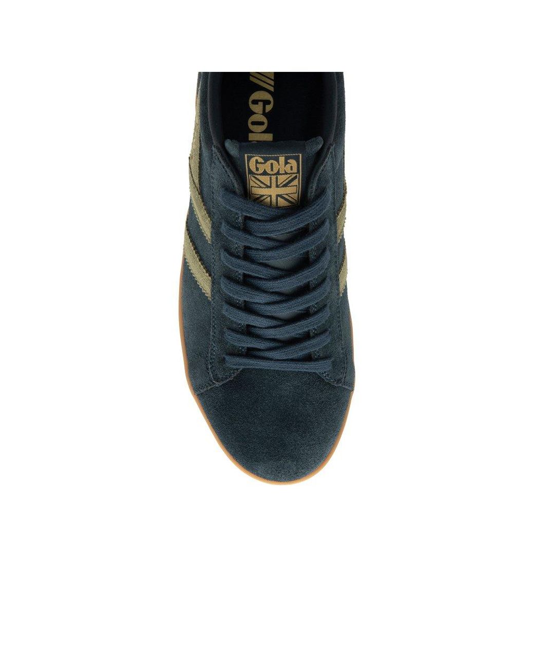 Gola Blue Equipe Ii Suede Trainers Size: 7 for men