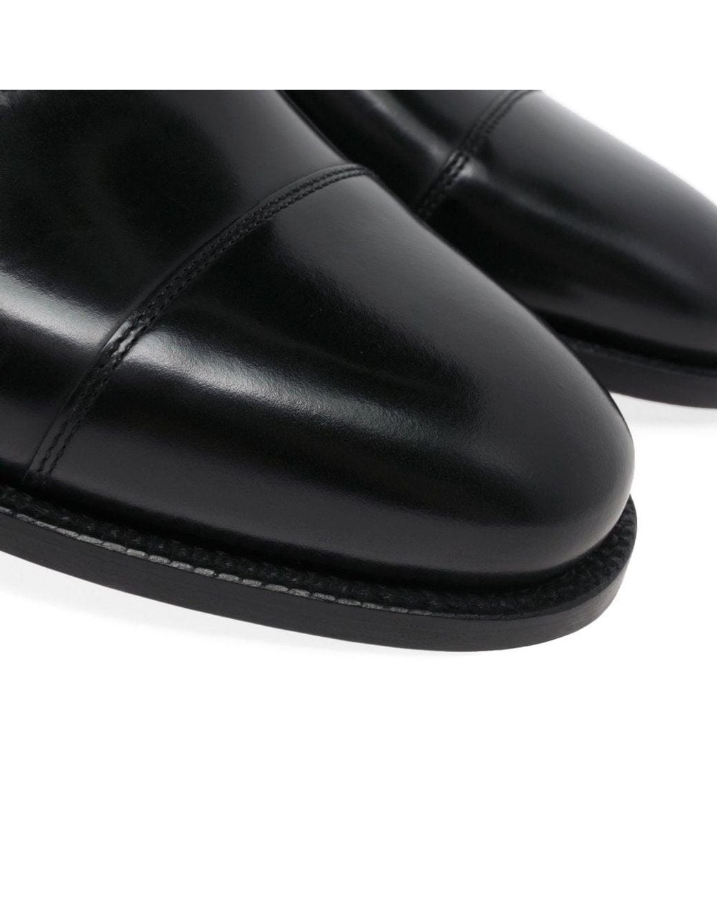 Loake Black 200b Leather Oxford Shoes for men