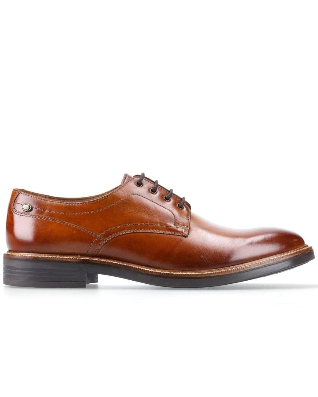 Base London Brown Durham Lace Up Shoes for men