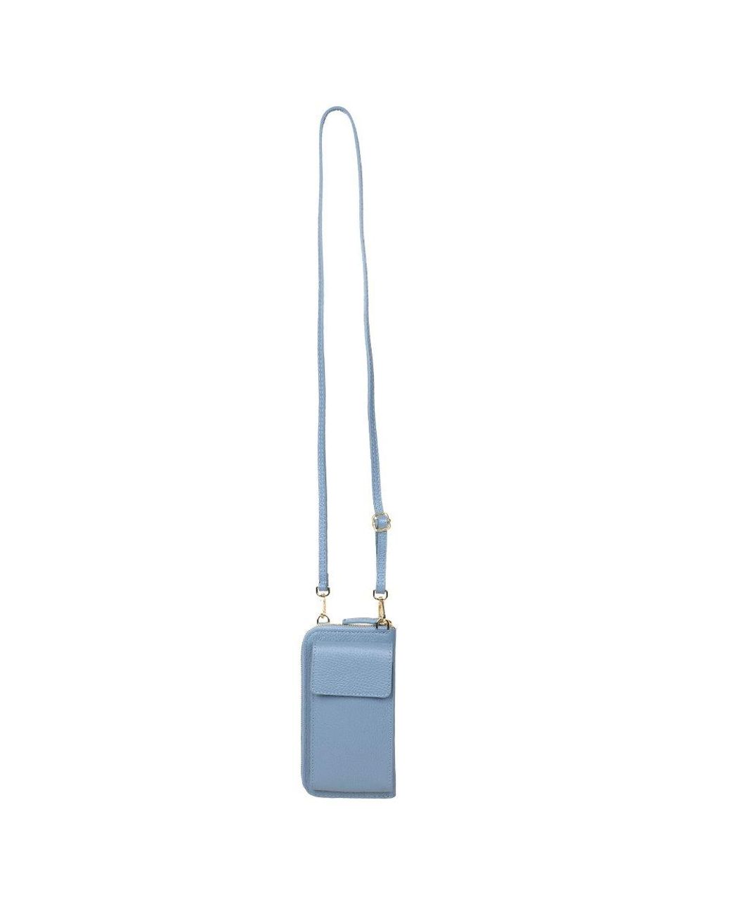 Elie Beaumont Blue Phone Bag