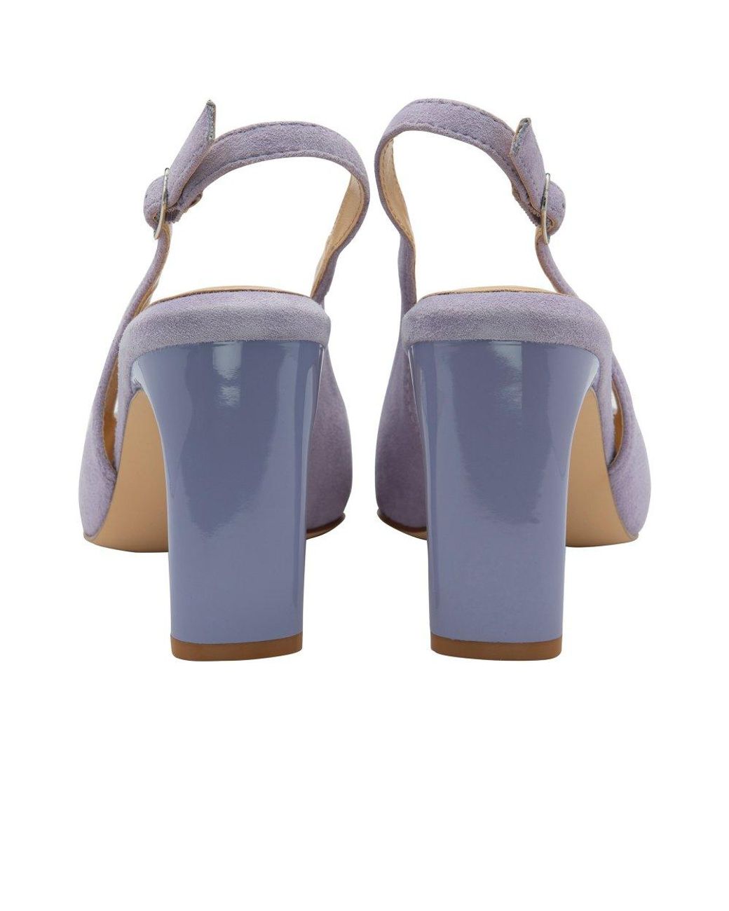 Lotus Blue Anita Slingback Court Shoes