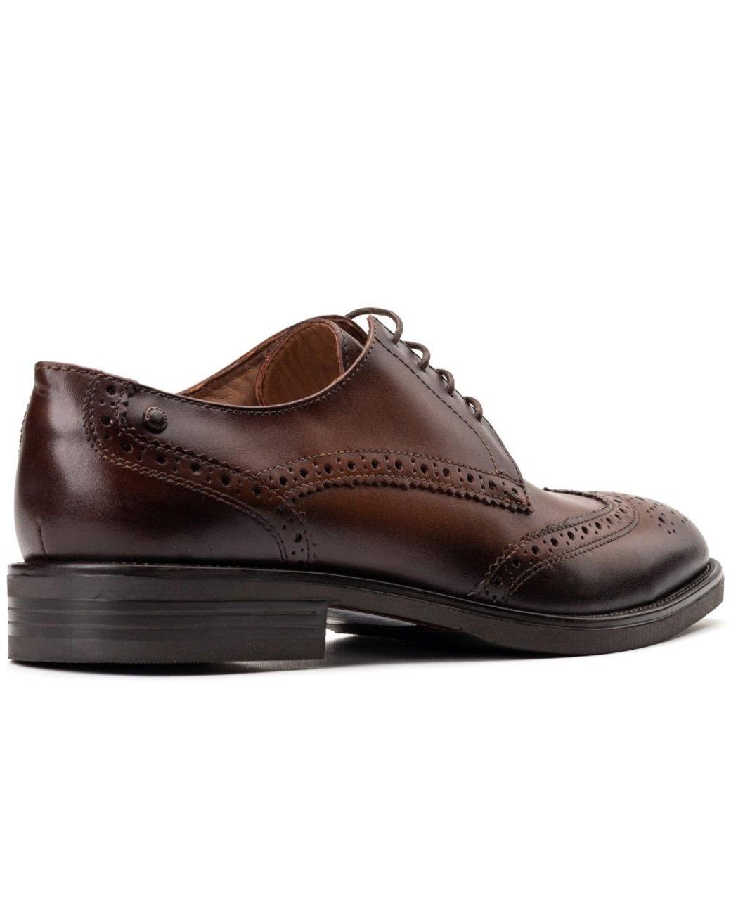 Base London Brown Pocket Brogues for men