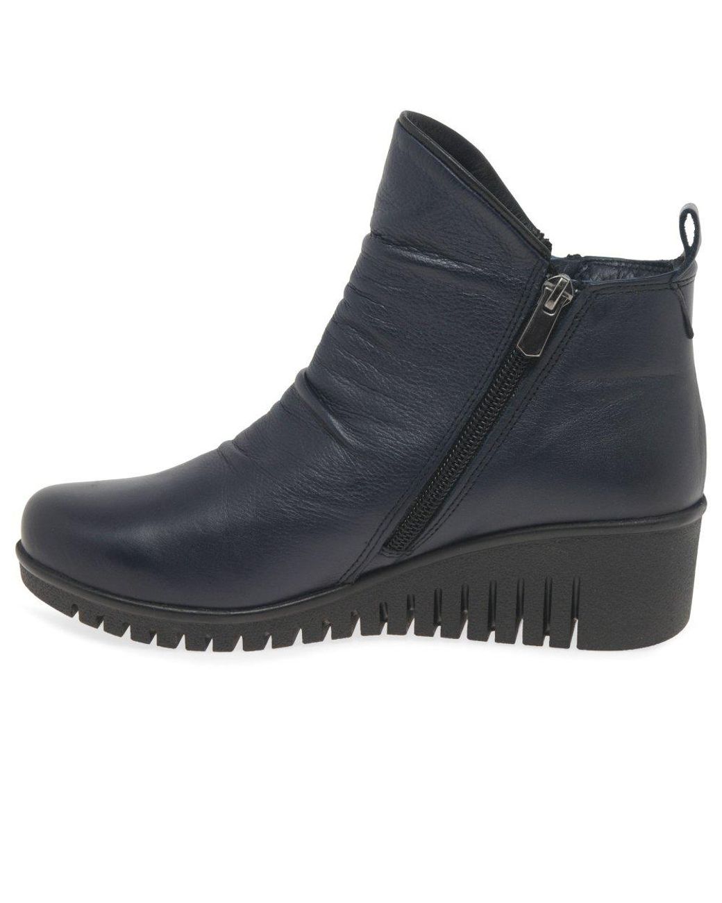 Lotus Black Cordelia Ankle Boots