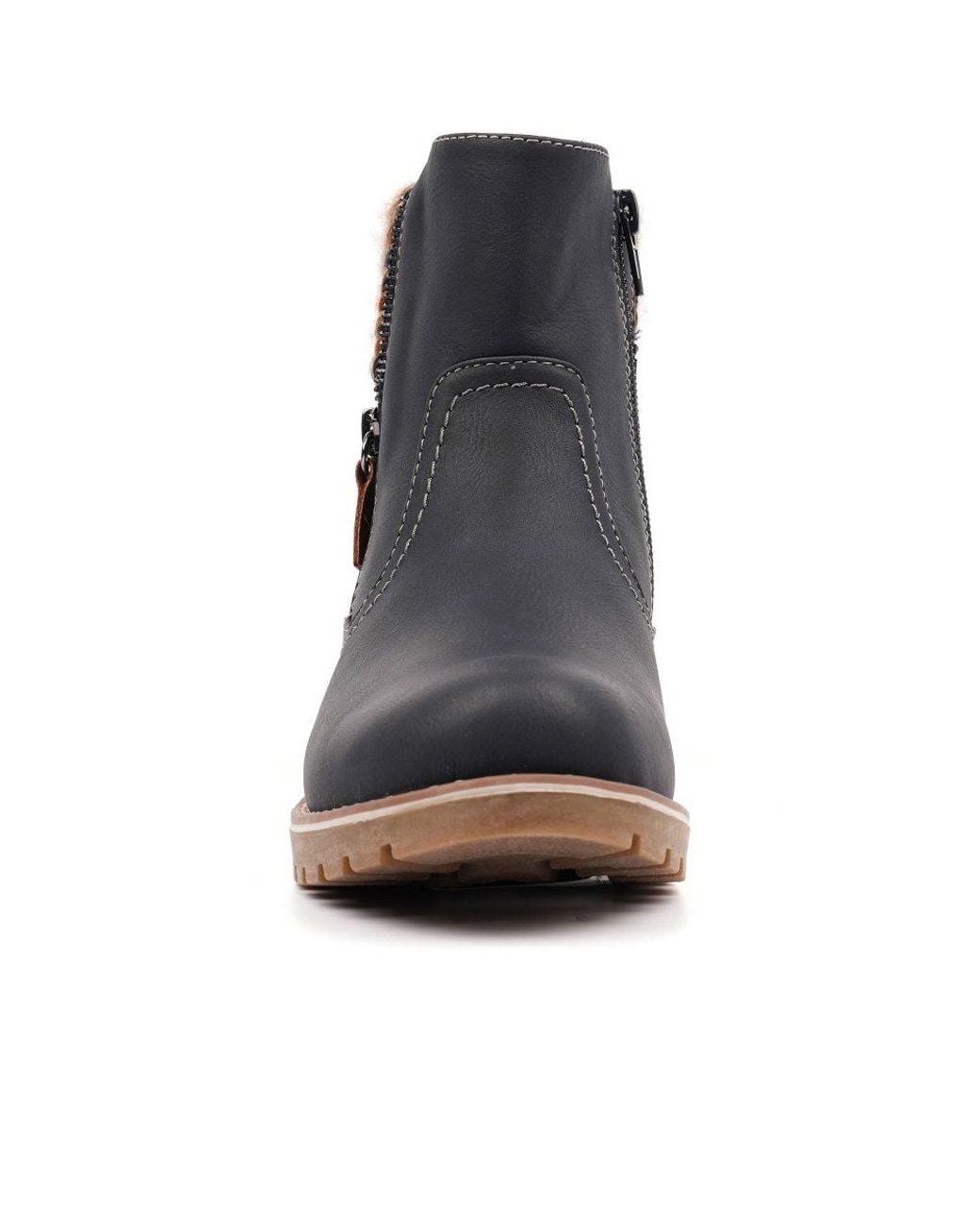 Lunar Blue Breeze Ankle Boots