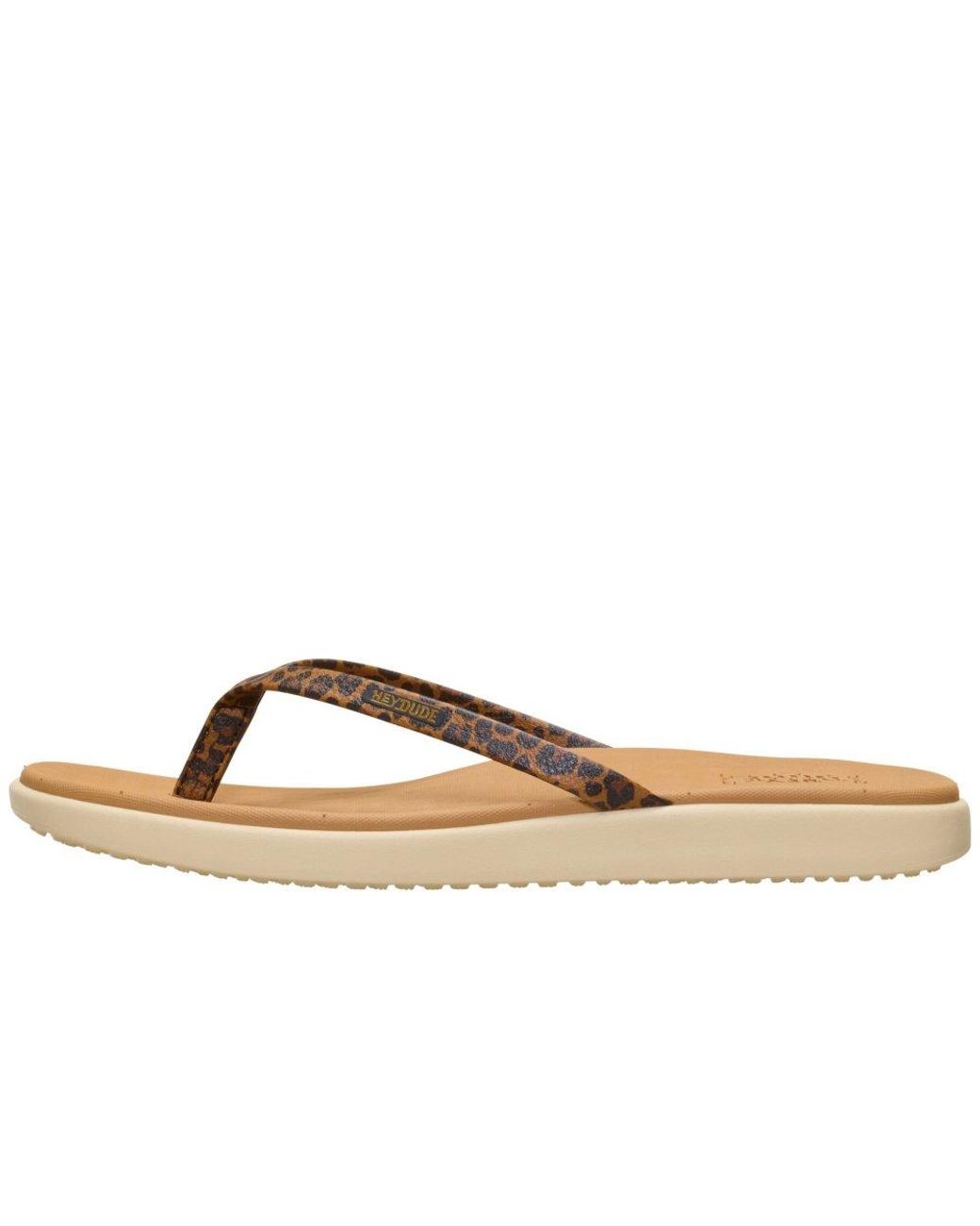 HeyDude Brown Maui Breeze Flip Sandals