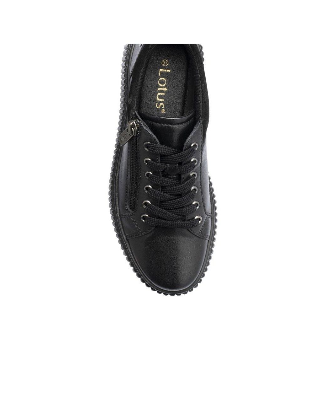 Lotus Black Juna Trainers