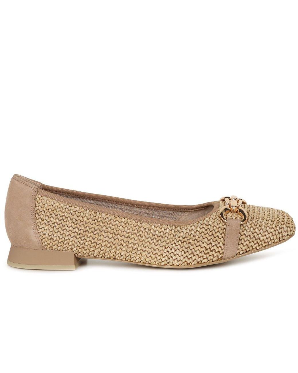 Caprice Natural Tour Ballet Pumps
