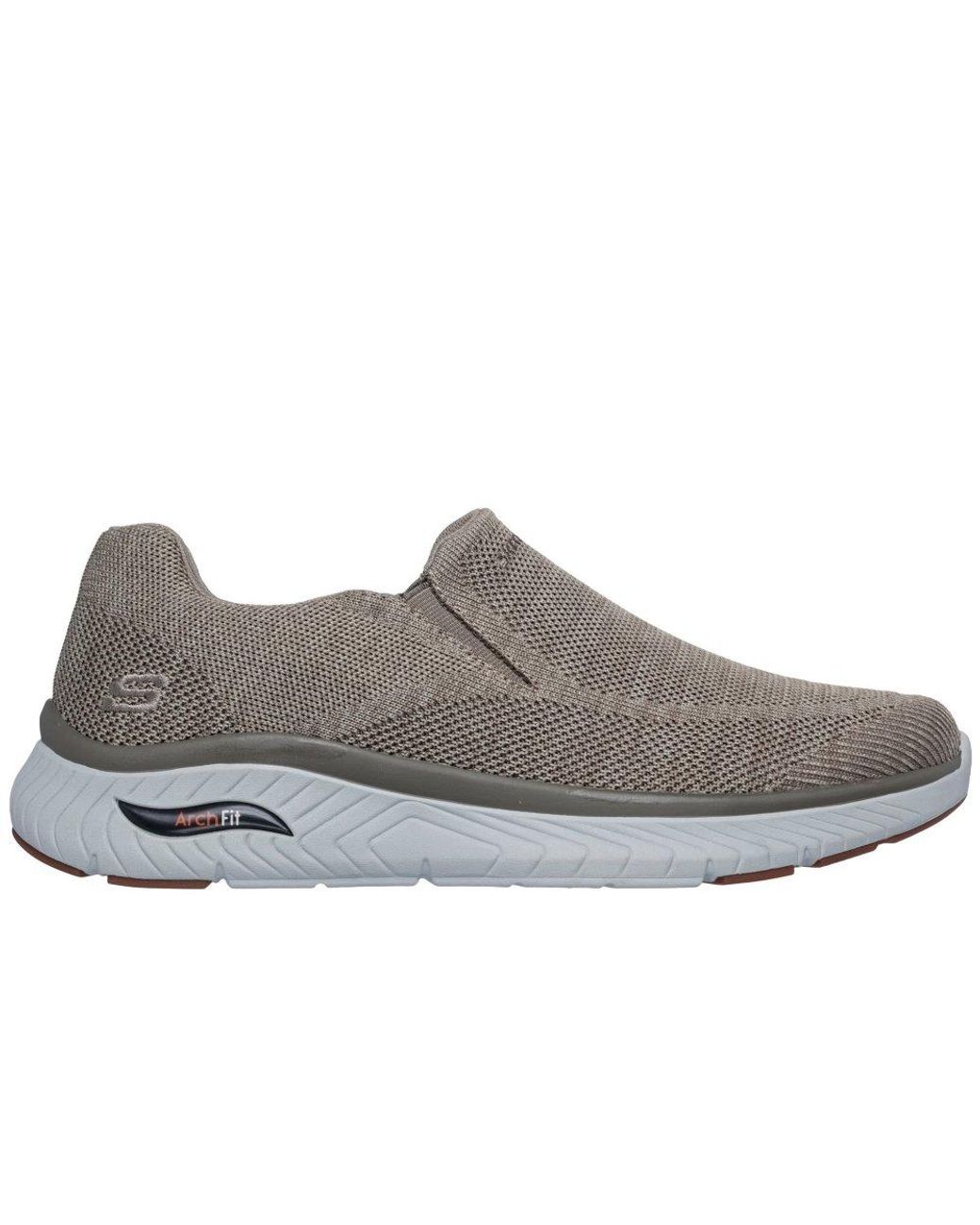 Skechers Gray Arch Fit Crosser Locke Trainers for men