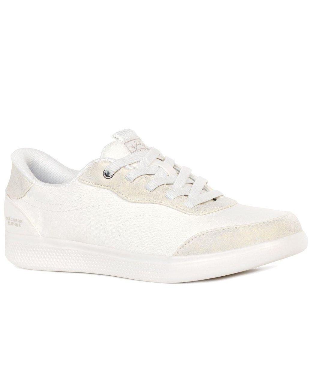 Skechers White Slip