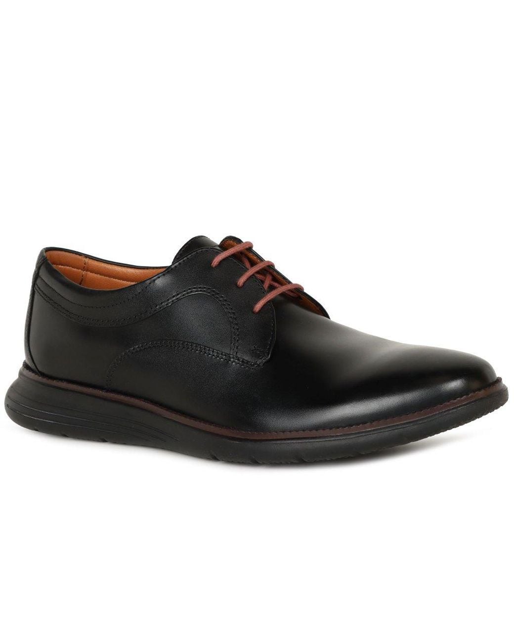Base London Black Wing Derby Shoes for men