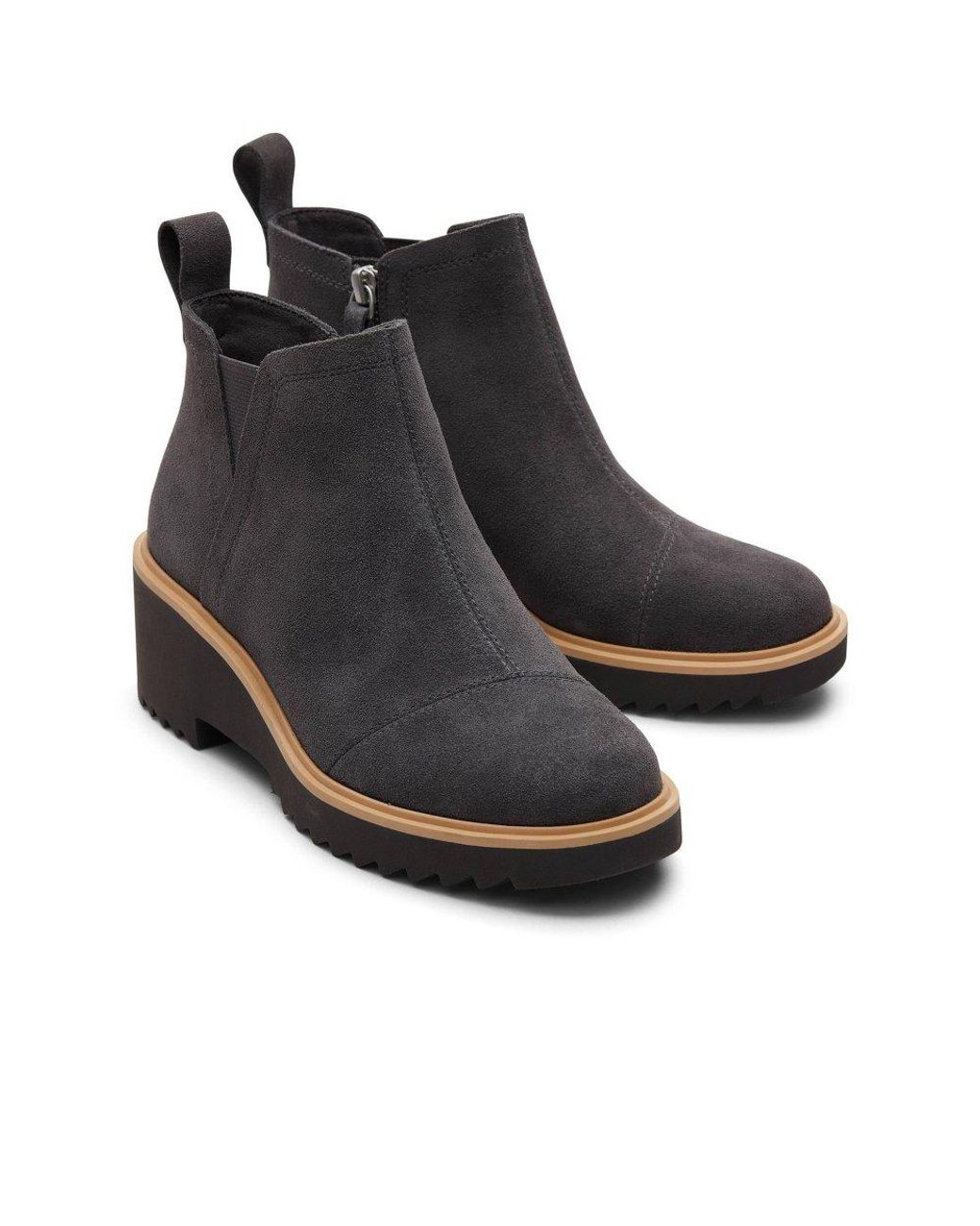 TOMS Blue Maude Ankle Boots