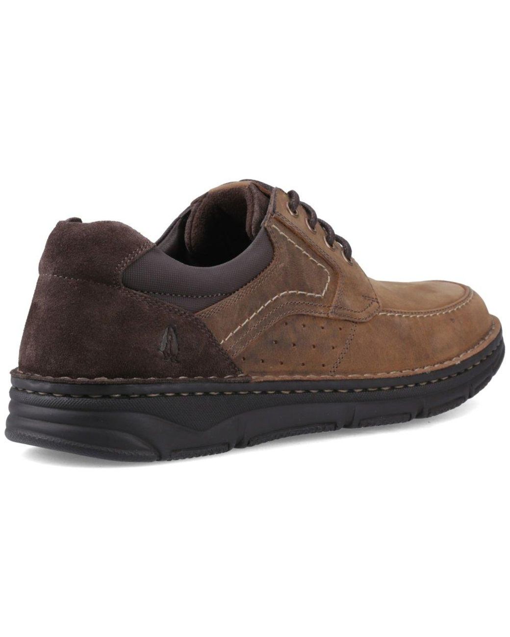 Hush Puppies Brown Franklin Lace Up Shoes for men