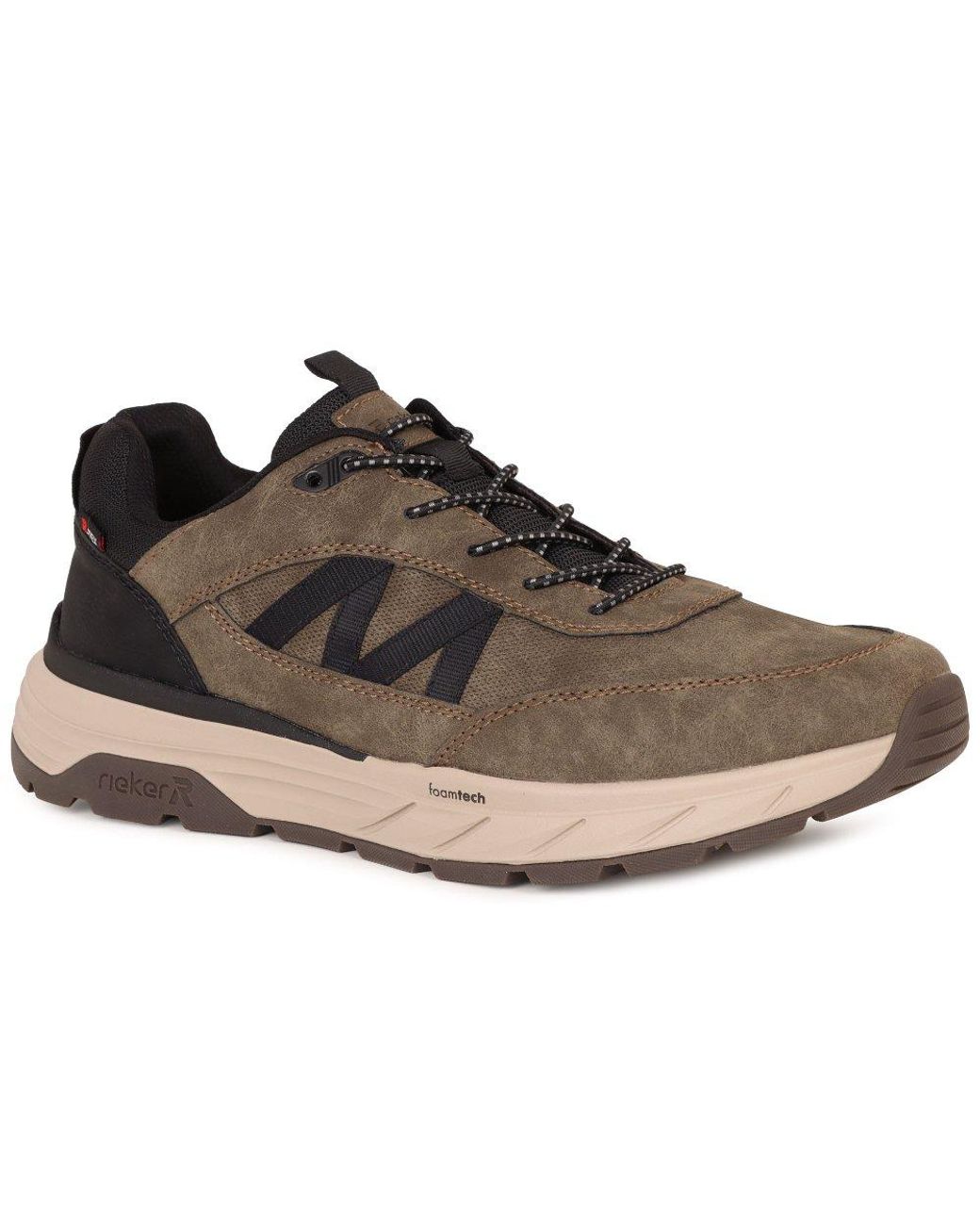 Rieker Brown Prato Trainers for men