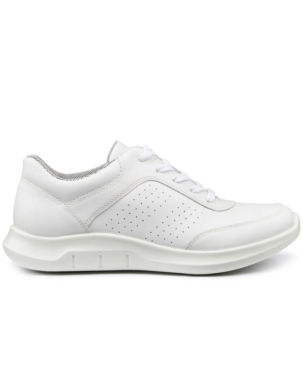 Hotter White Orion Casual Trainers