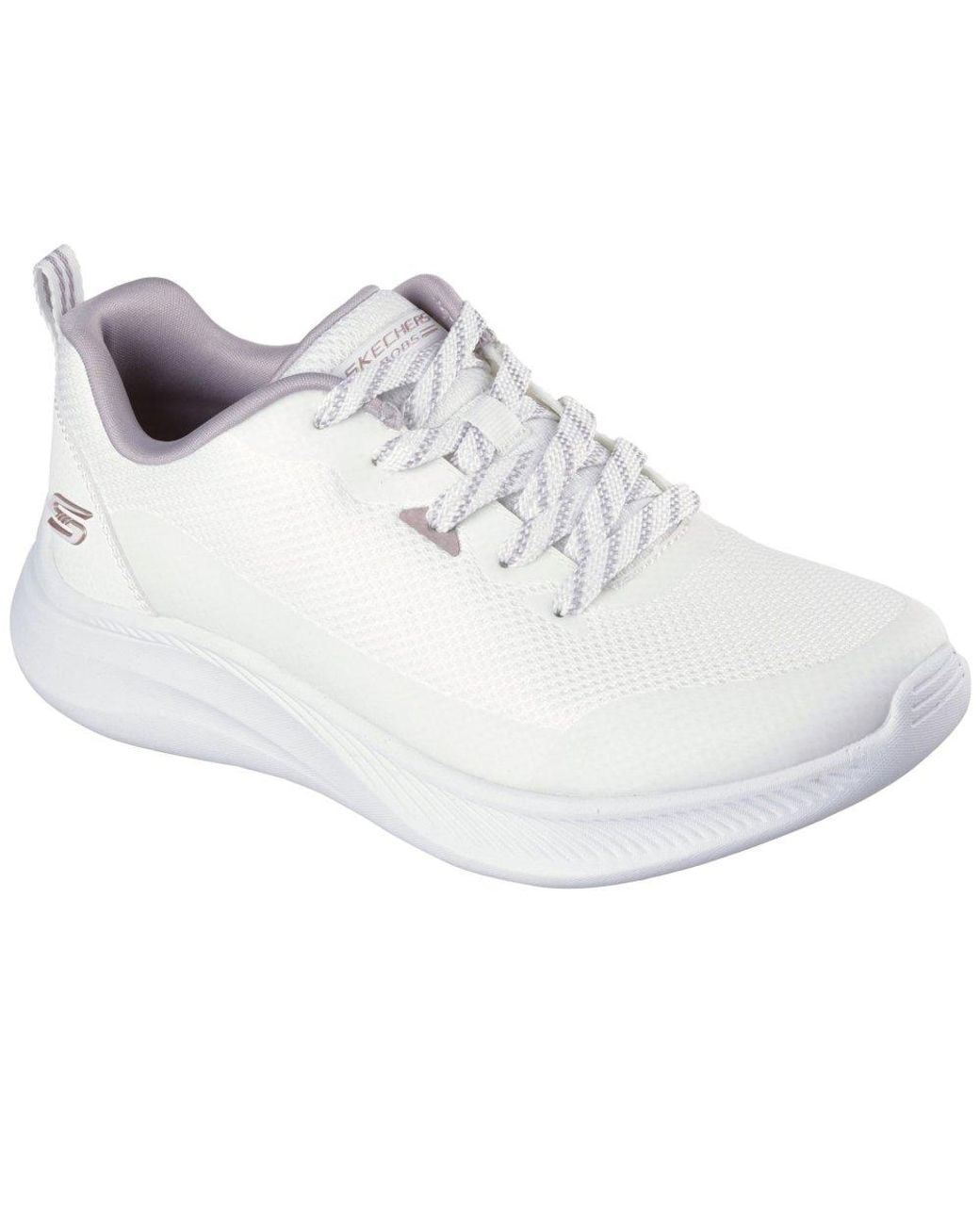 Skechers White Bobs Moda Flex Trainers