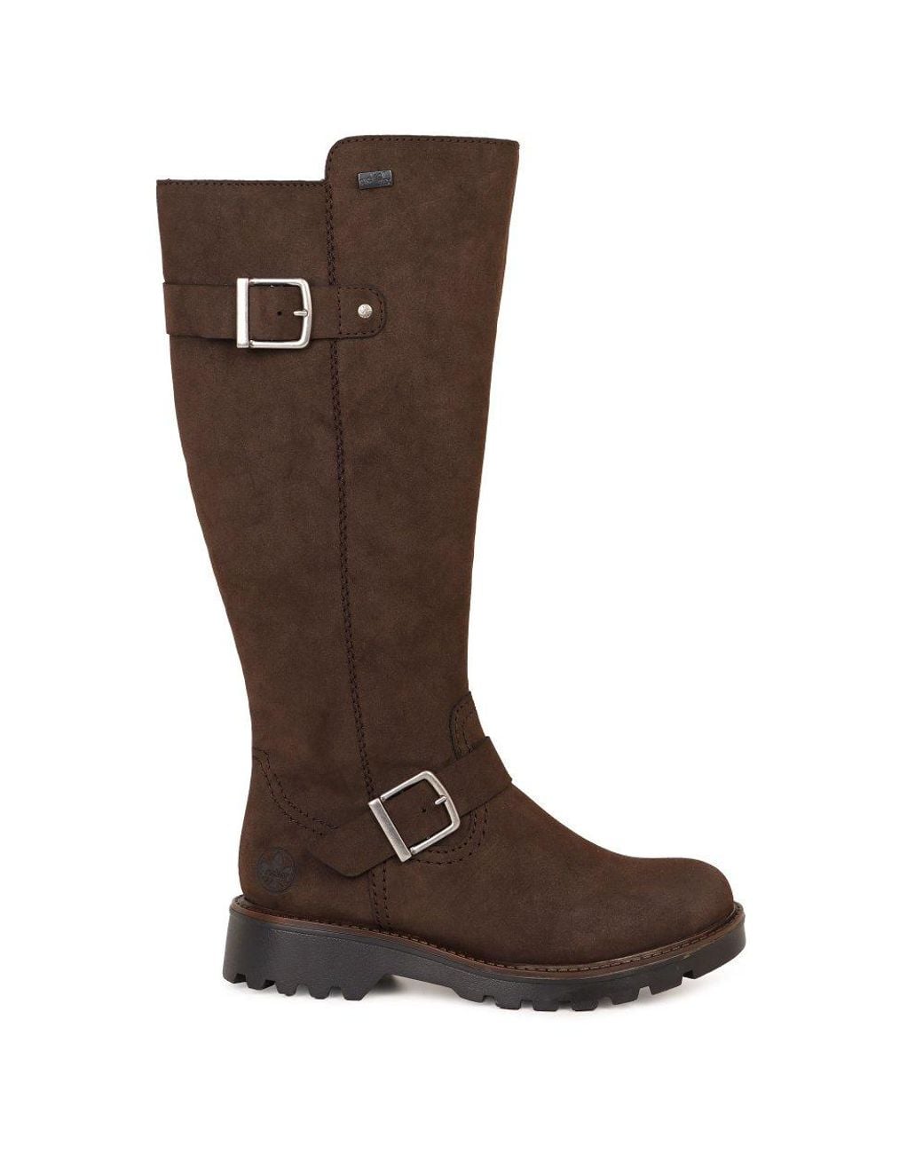 Rieker Brown Burton Knee High Boots
