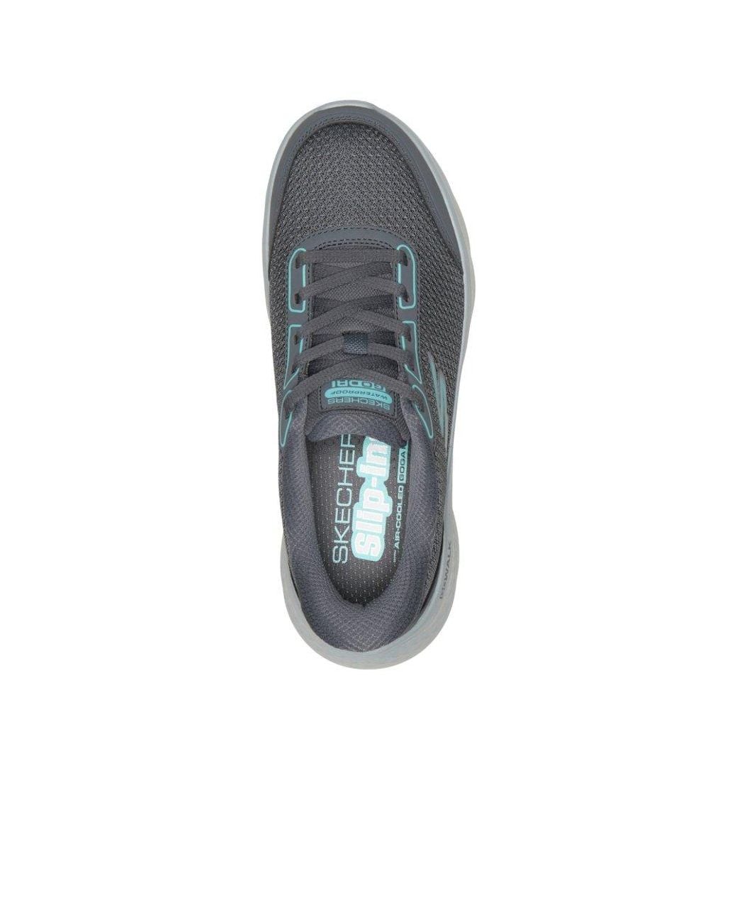 Skechers Gray Go Walk Flex Mabel Trainers