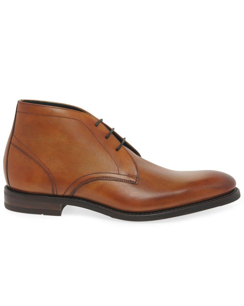 Loake Brown Myers Boots for men