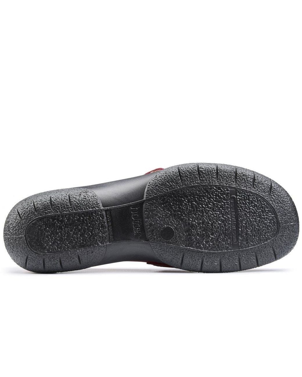 Hotter Red Nirvana T-Bar Casual Shoes