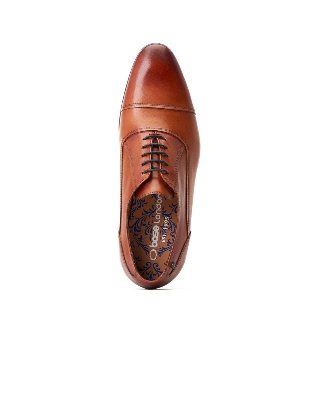 Base London Brown Angelo Derby Shoes for men