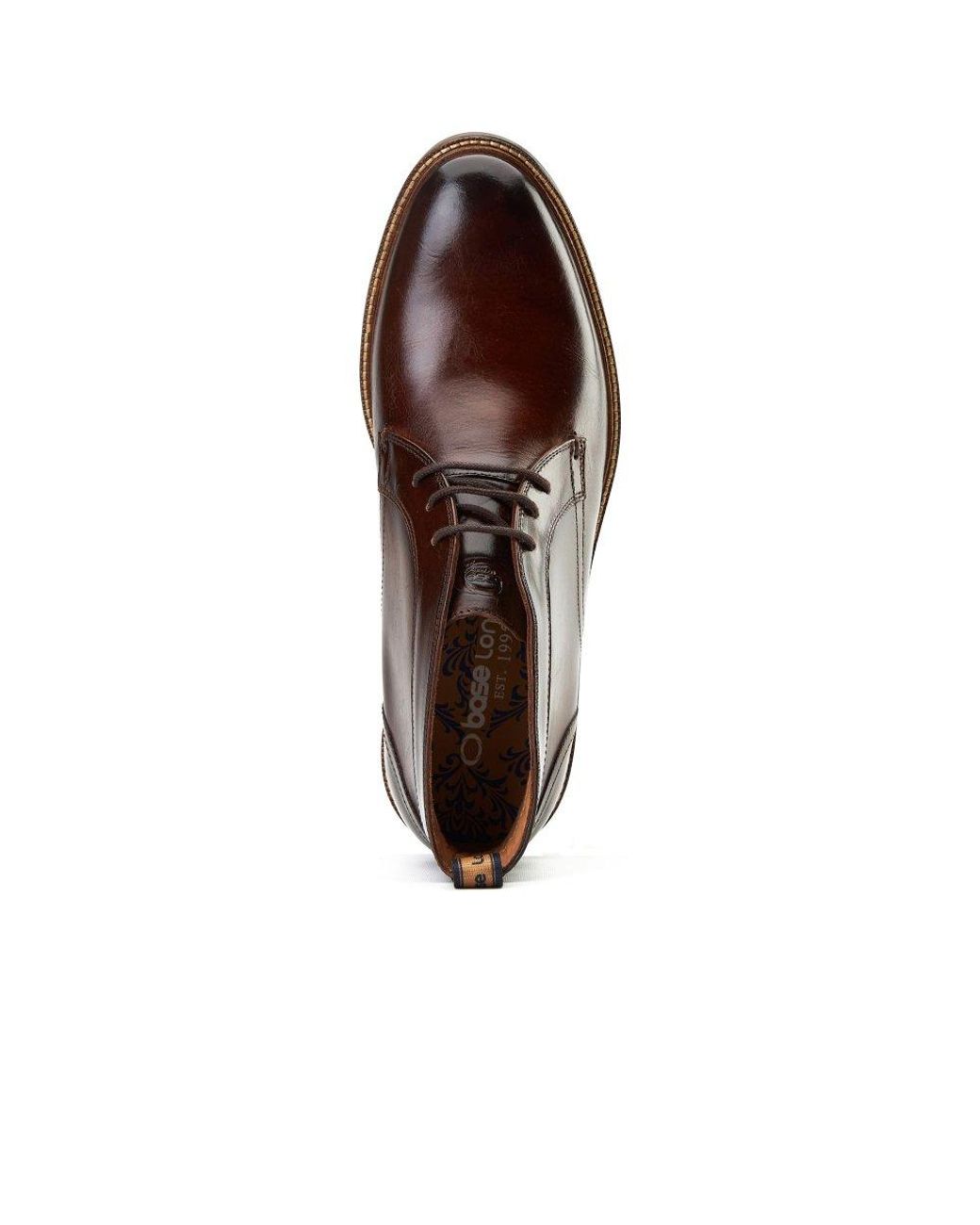Base London Brown Lincoln Chukka Boots for men