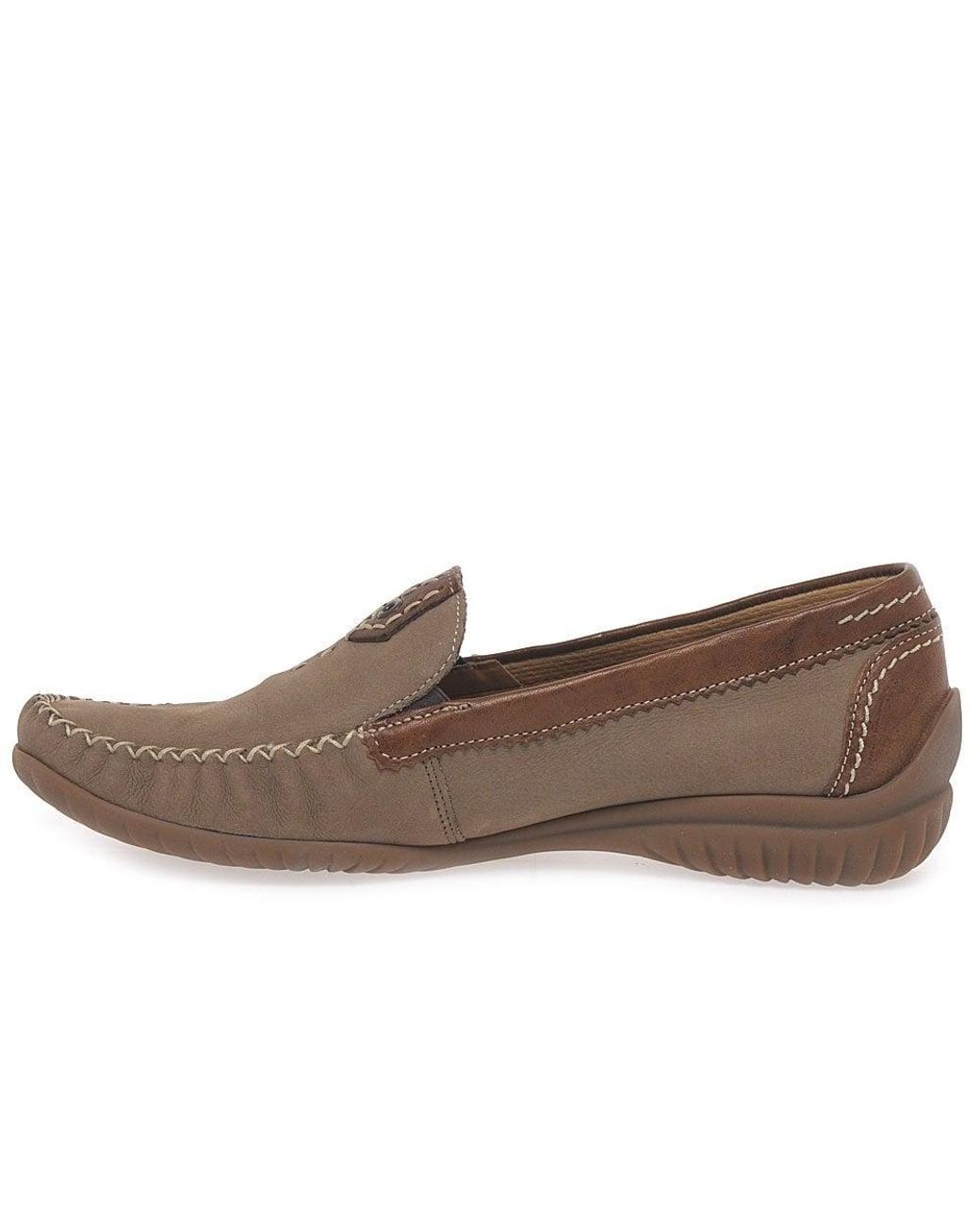 Gabor Brown California Sporty Moccasins