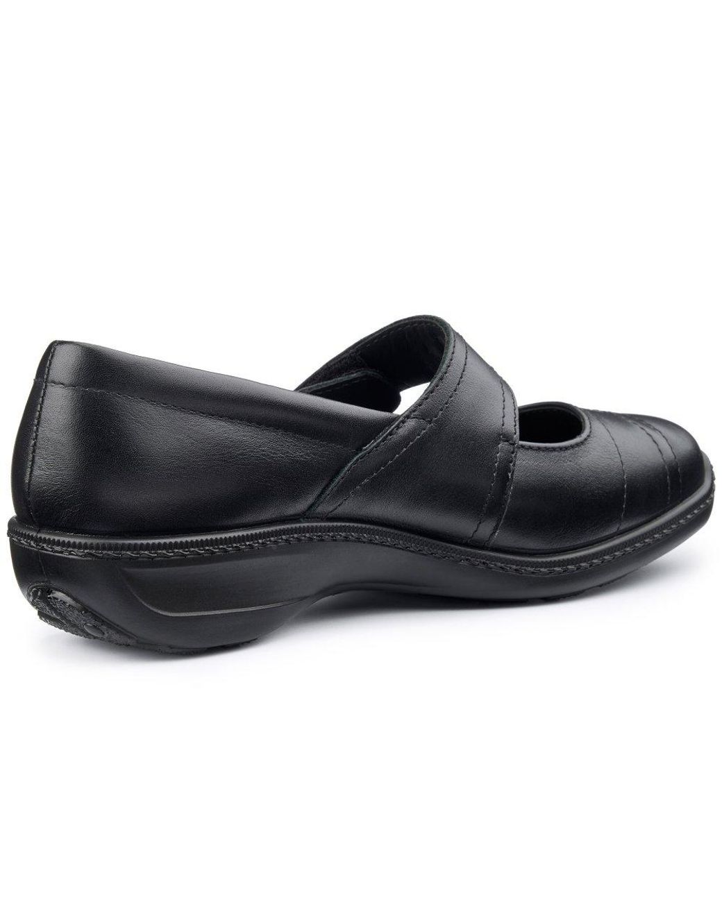 Hotter Black Charity Mary Jane Shoes