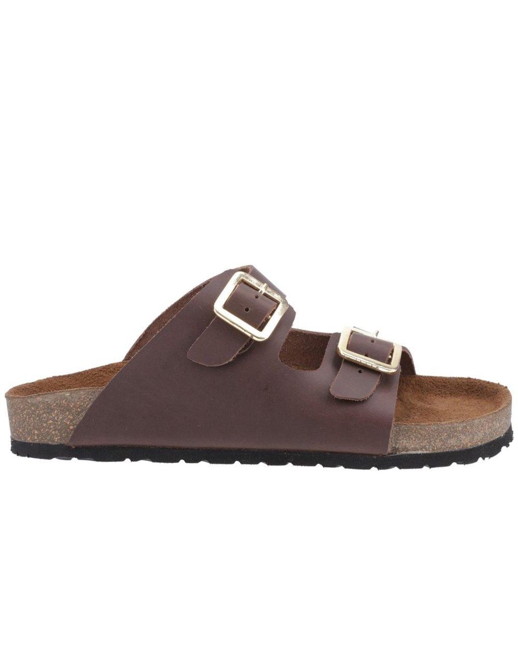 Cotswold Brown Lushill Ladies Mule