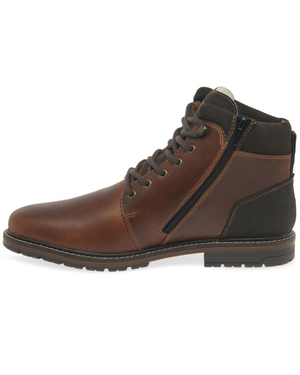 Rieker Brown Lennox Boots for men