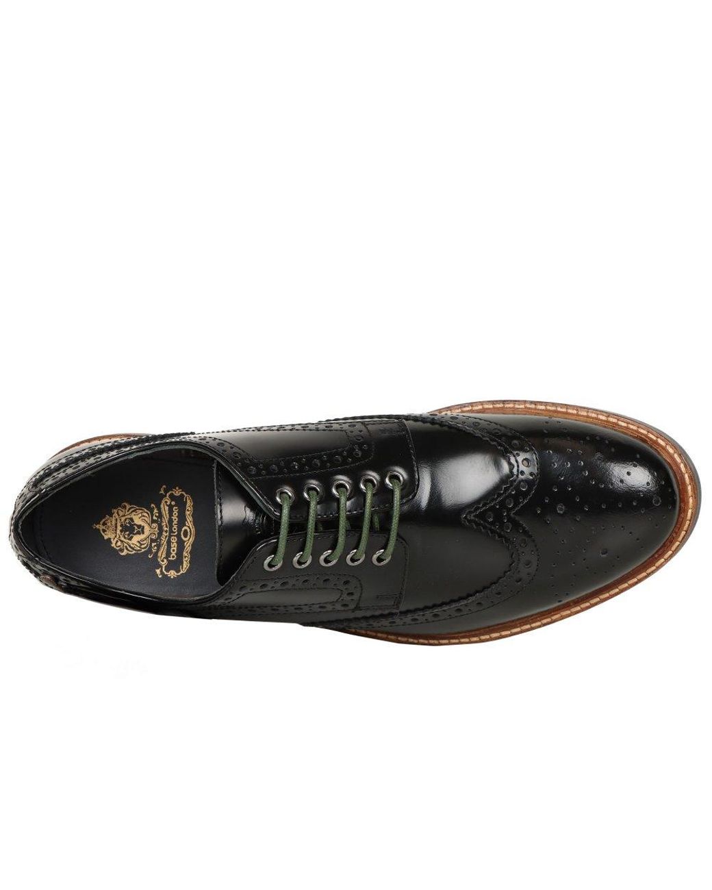 Base London Brown Woburn Brogues for men