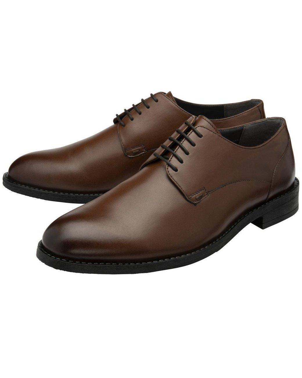 Frank Wright Brown Griffin Ii Derby Shoes for men