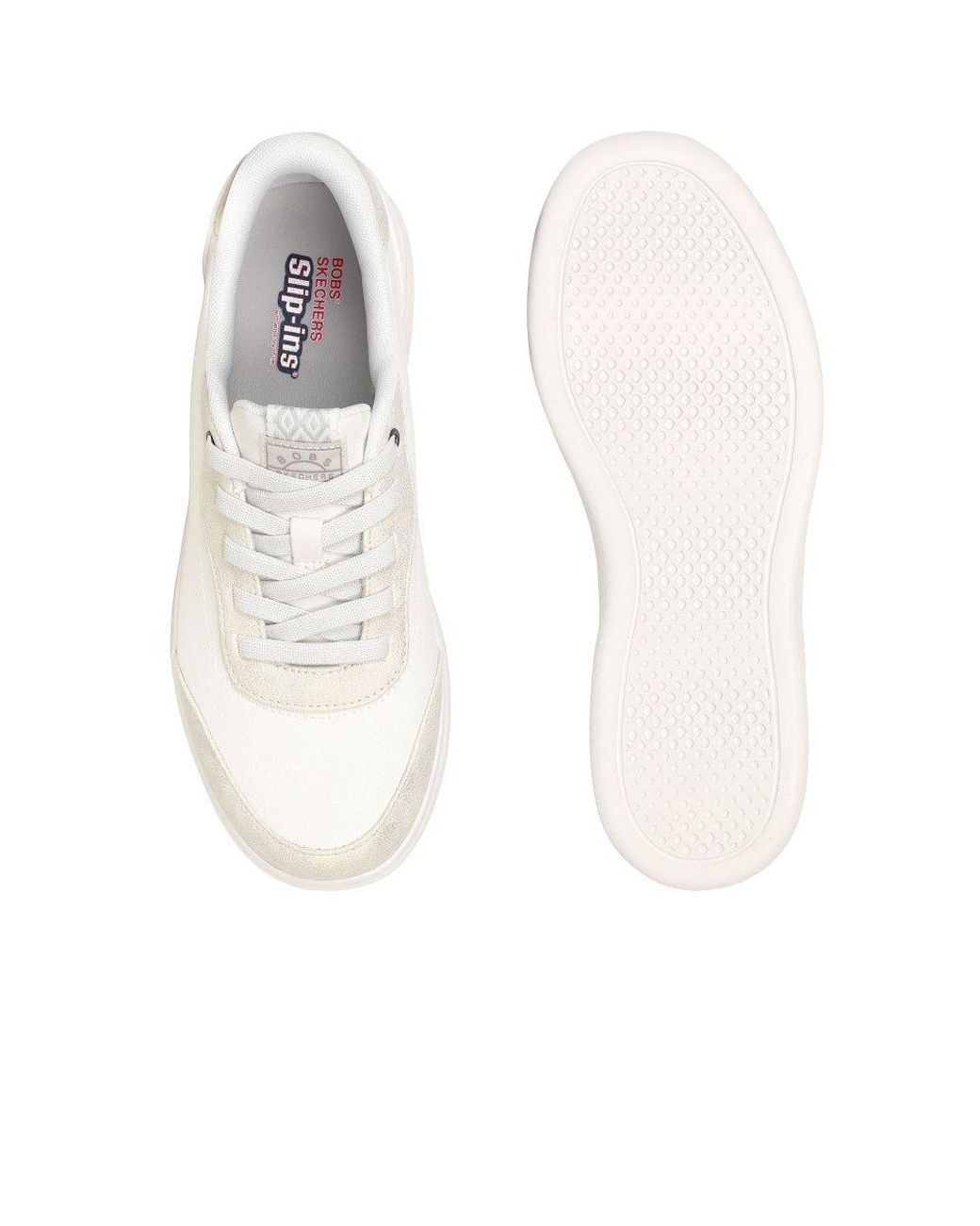 Skechers White Slip