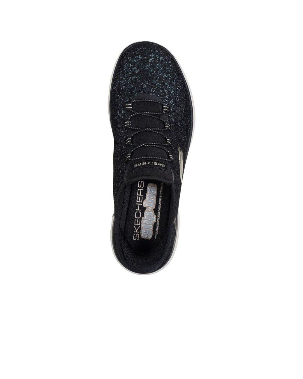 Skechers Black Summits Lunar Glow Trainers