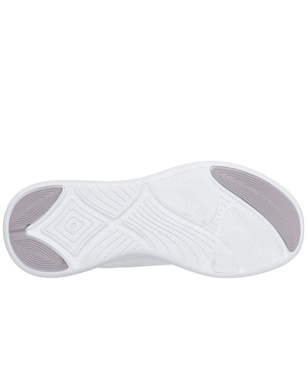 Skechers White Bobs Moda Flex Trainers