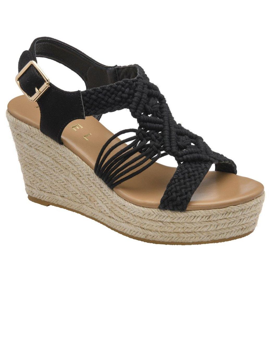 Ravel Metallic Kennley Wedge Sandals