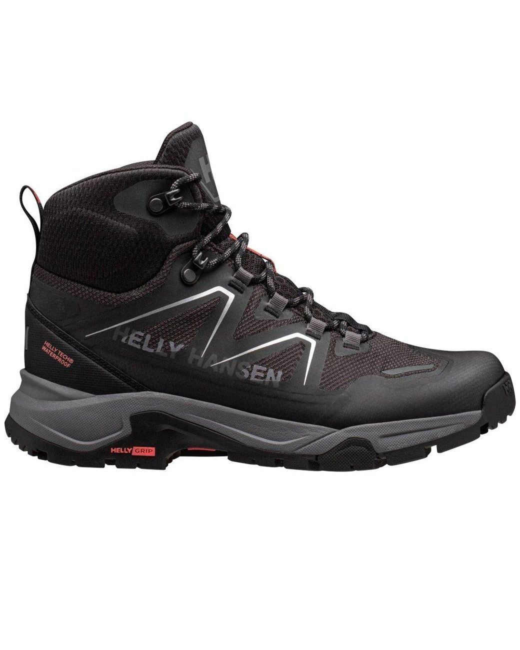 Helly Hansen Black Cascade Mid Hiker Walking Boots