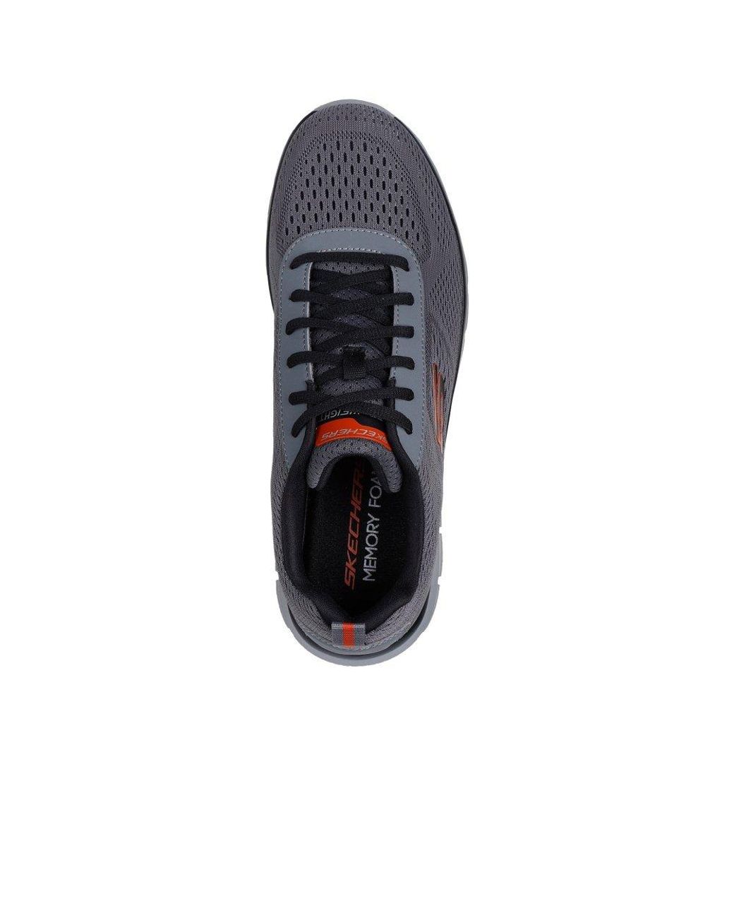 Skechers Black Track Leshur Trainers for men