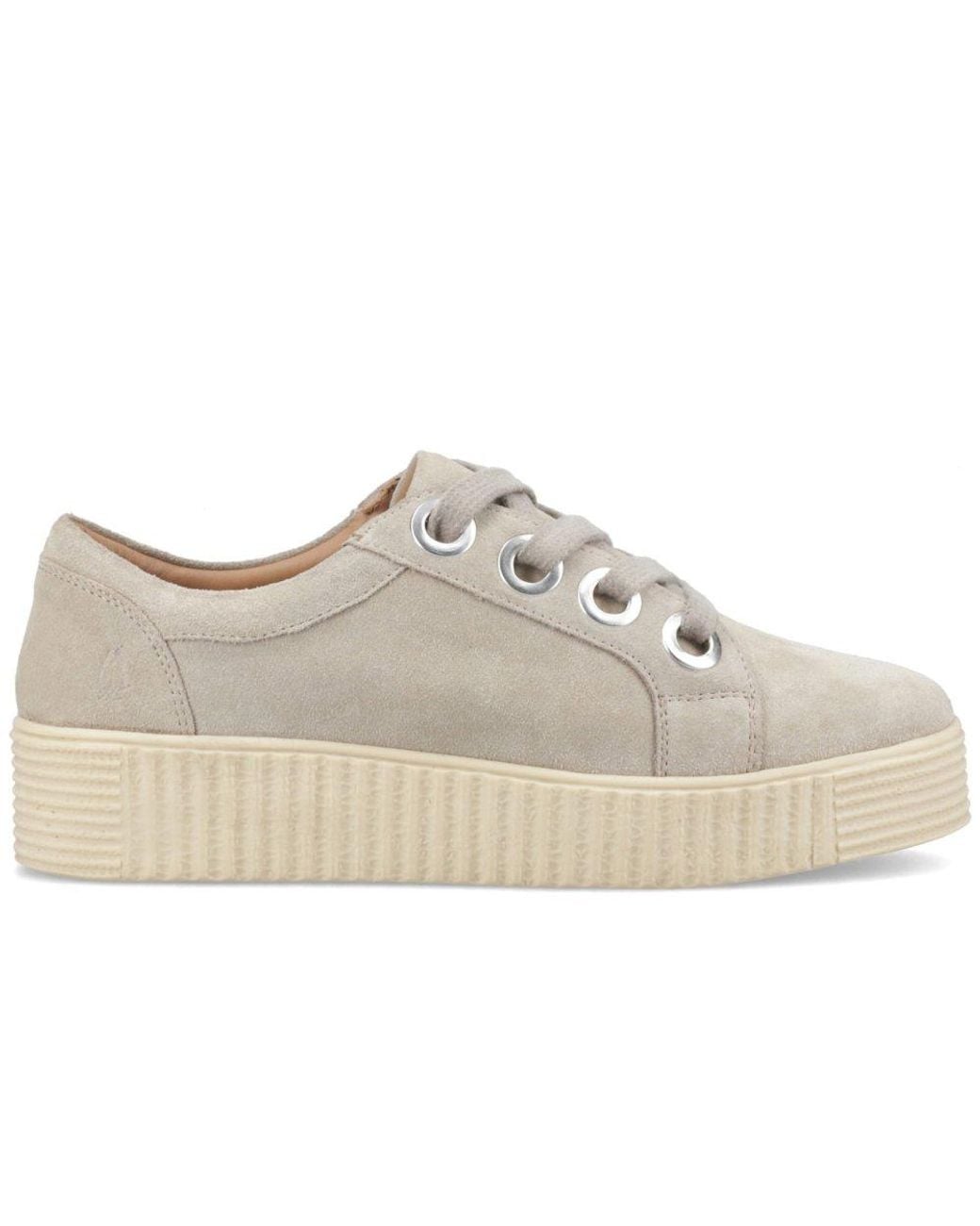 Hush Puppies White Tamsin Trainers