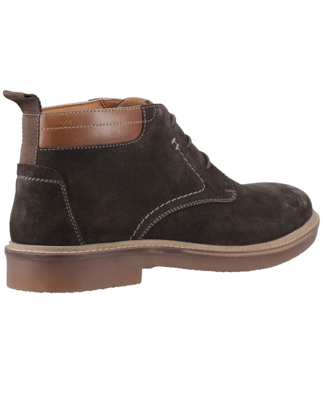 Hush Puppies Brown Gideon Chukka Boots for men
