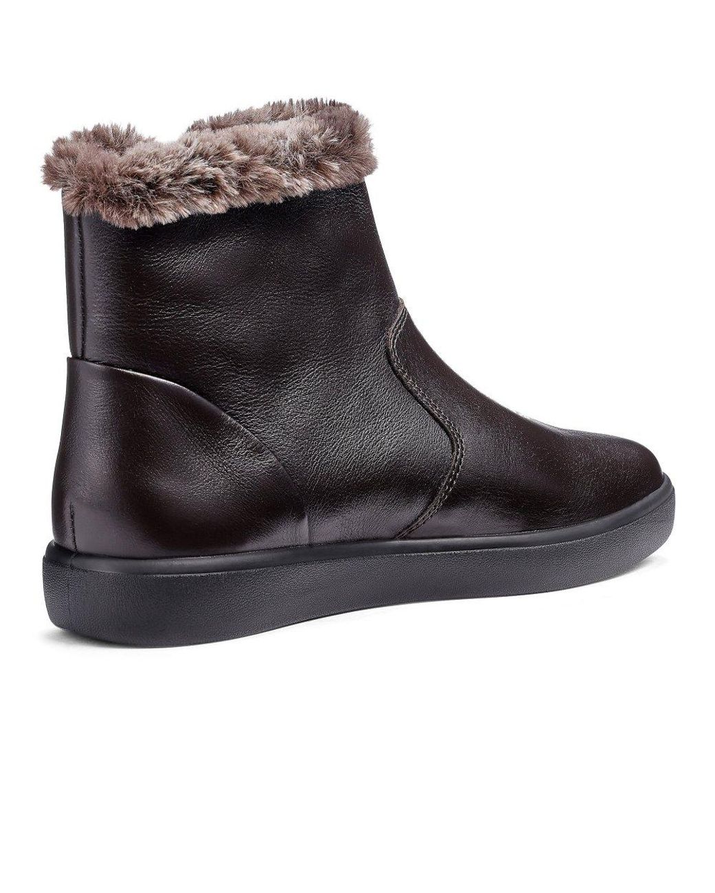 Hotter Black Manor Ankle Boots