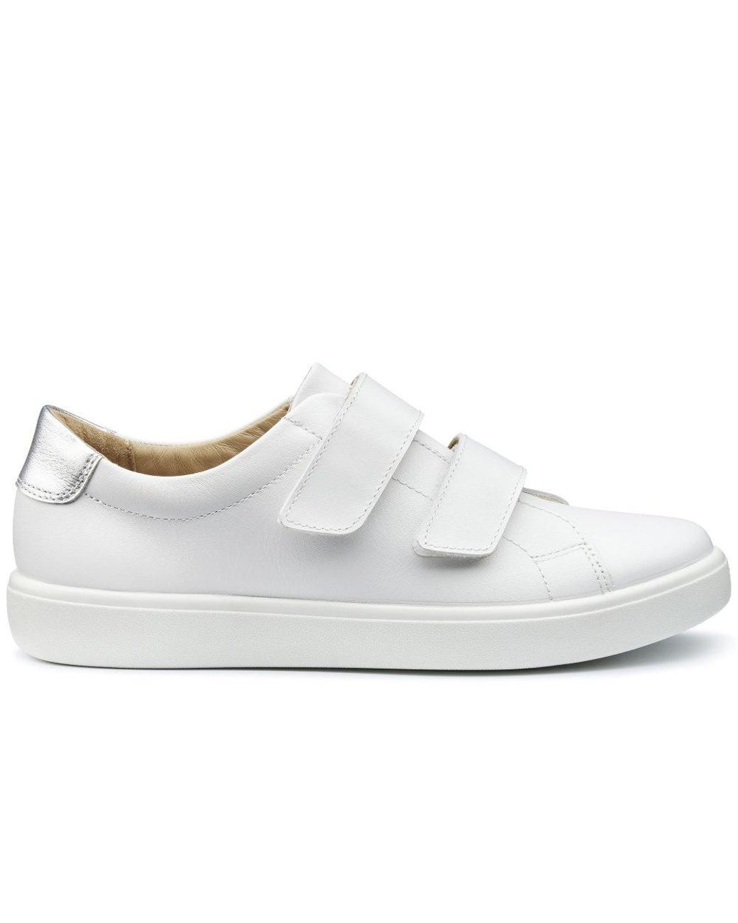 Hotter White Wave Wide Trainers