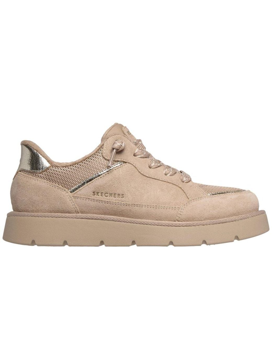 Skechers Natural Keepsakes Cozy Street Hiker Ez Trainers