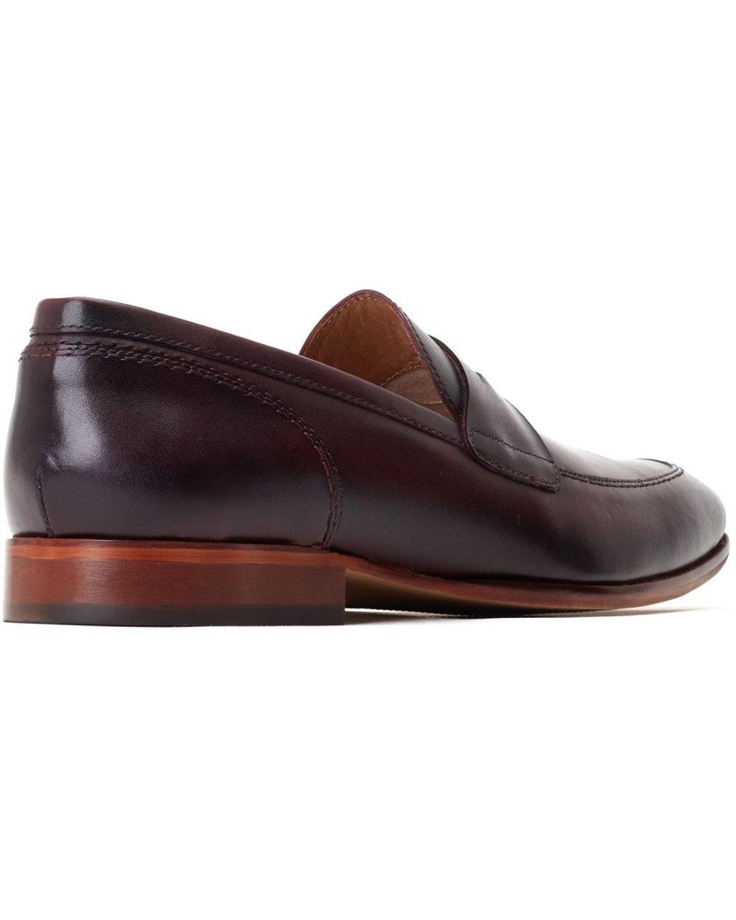 Base London Purple Bruno Penny Loafer for men