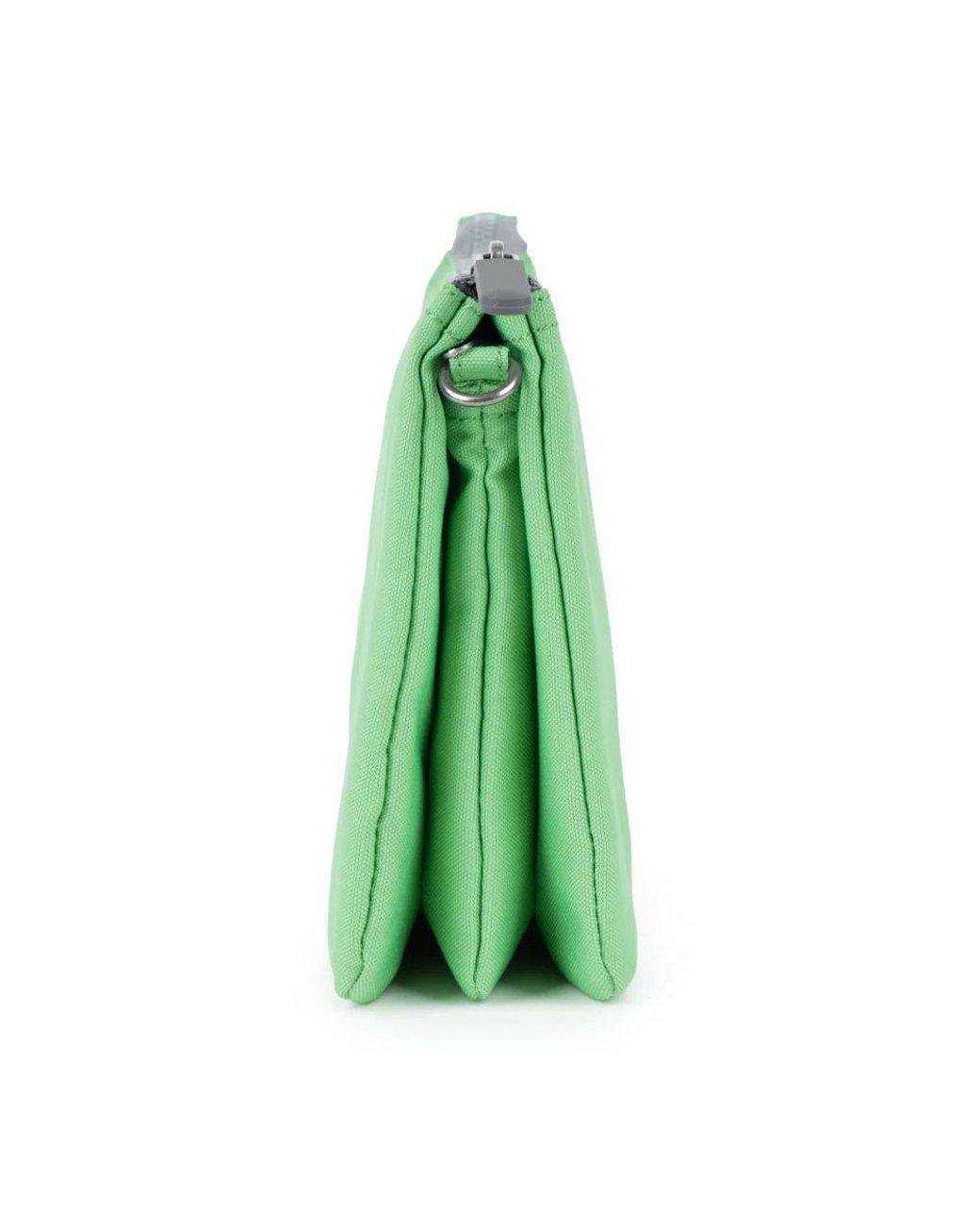 Roka Green Carnaby Xl Crossbody Bag