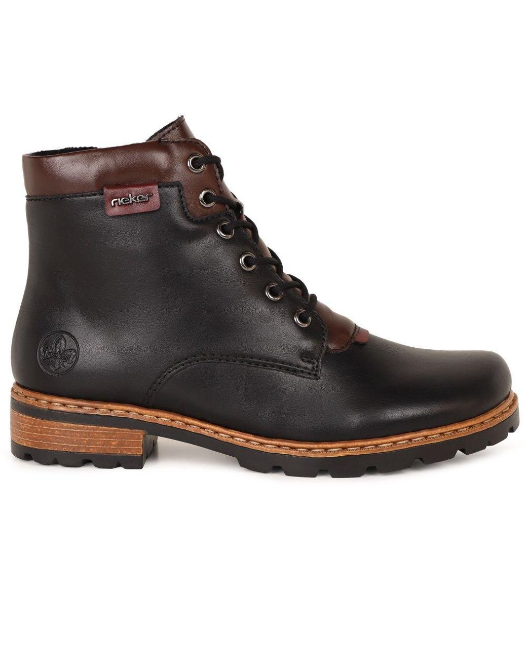 Rieker Black Thornton Ankle Boots