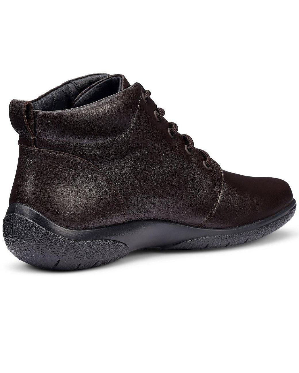 Hotter Black Ellery Wide Fit Ankle Boots