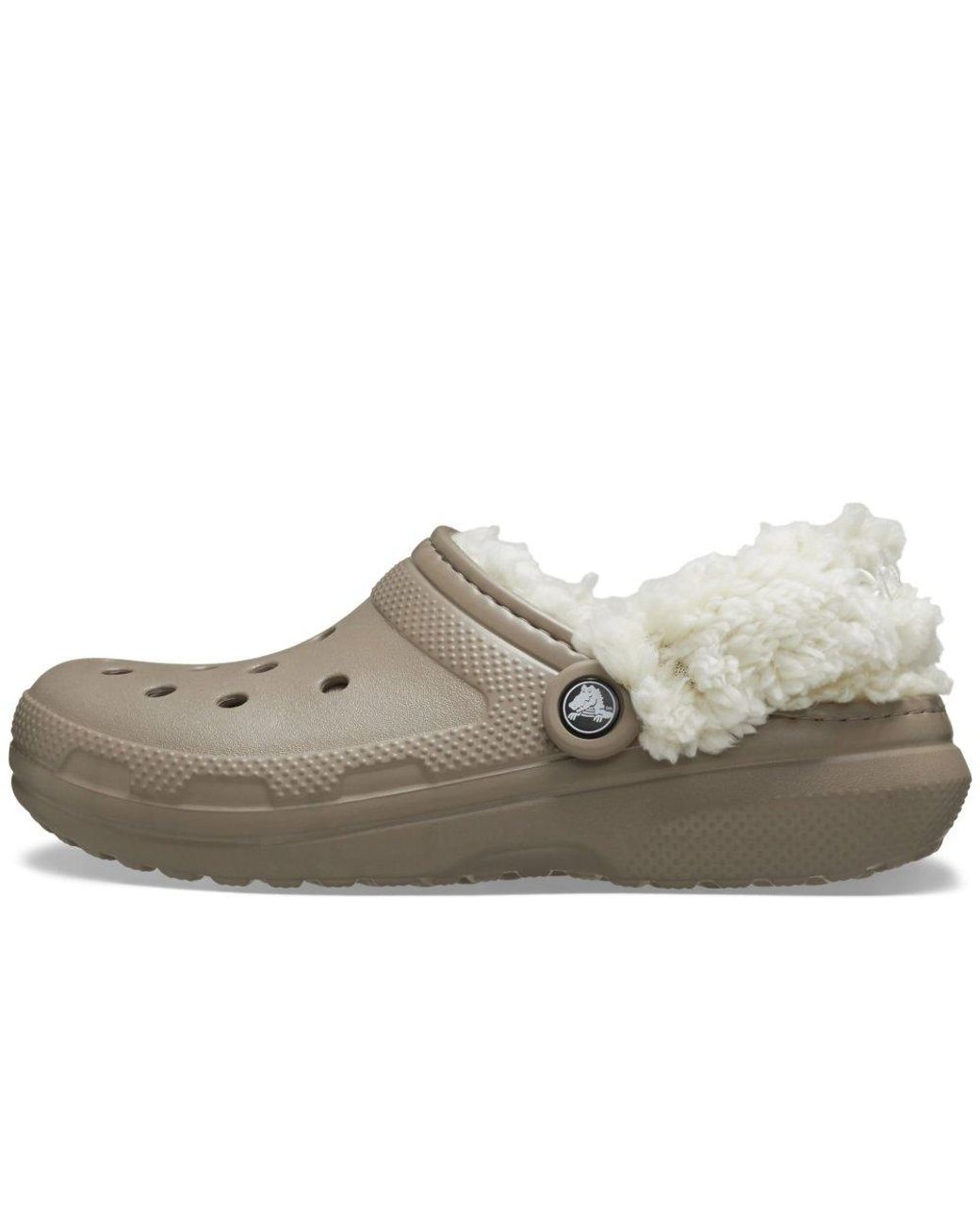 CROCSTM Gray Classic Fleece Lined Clogs for men