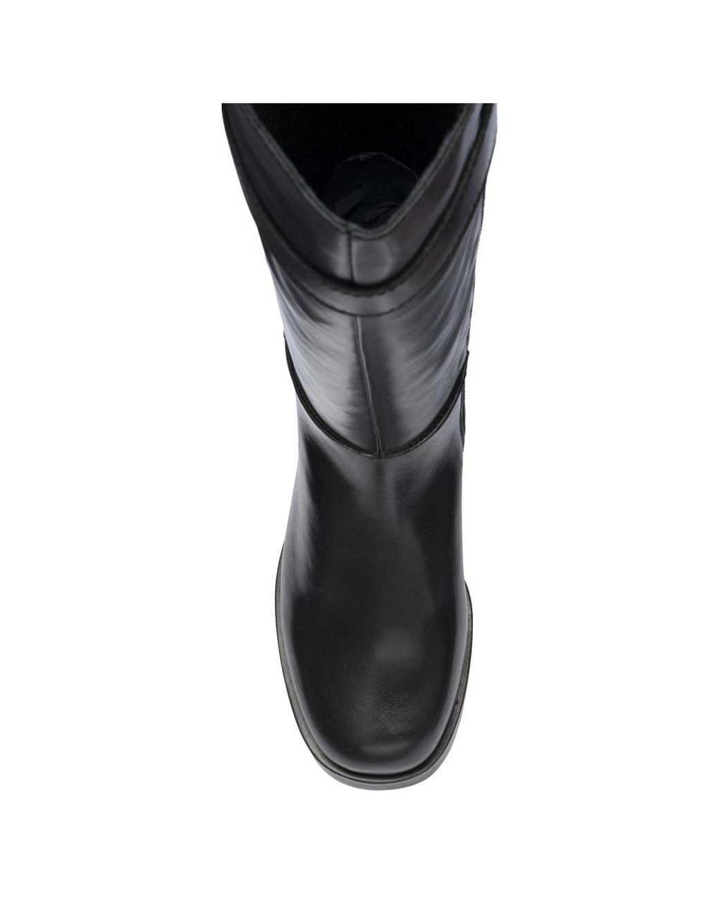 Lotus Black Liri Knee High Boots