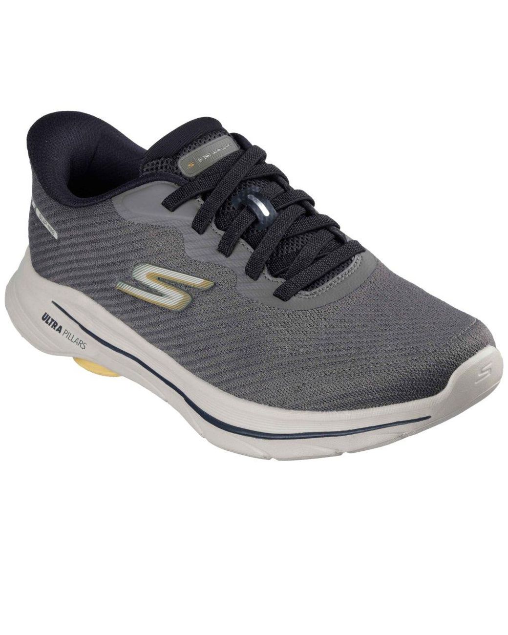 Skechers Black Go Walk 8 Pate Trainers for men
