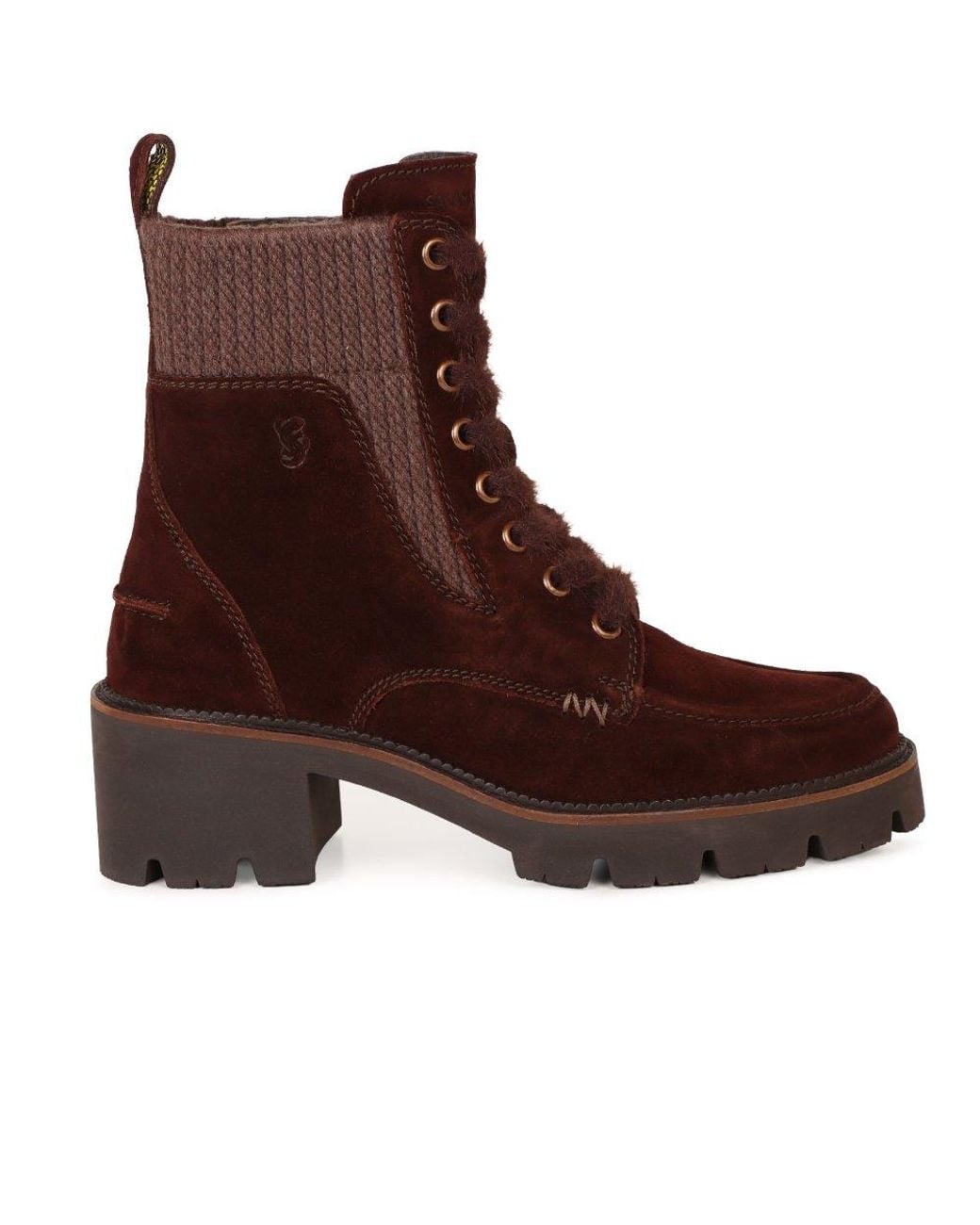 Salamander Brown Pirmasens Lace Ankle Boots